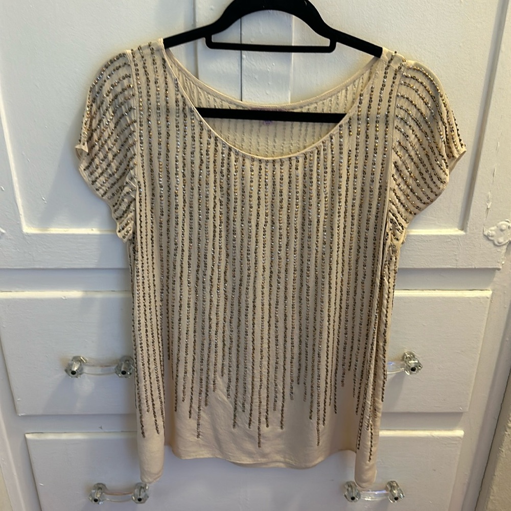 Calypso beaded blouse